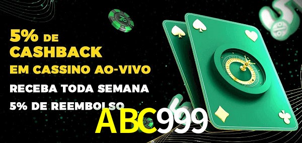 Promoções do cassino ao Vivo ABC999